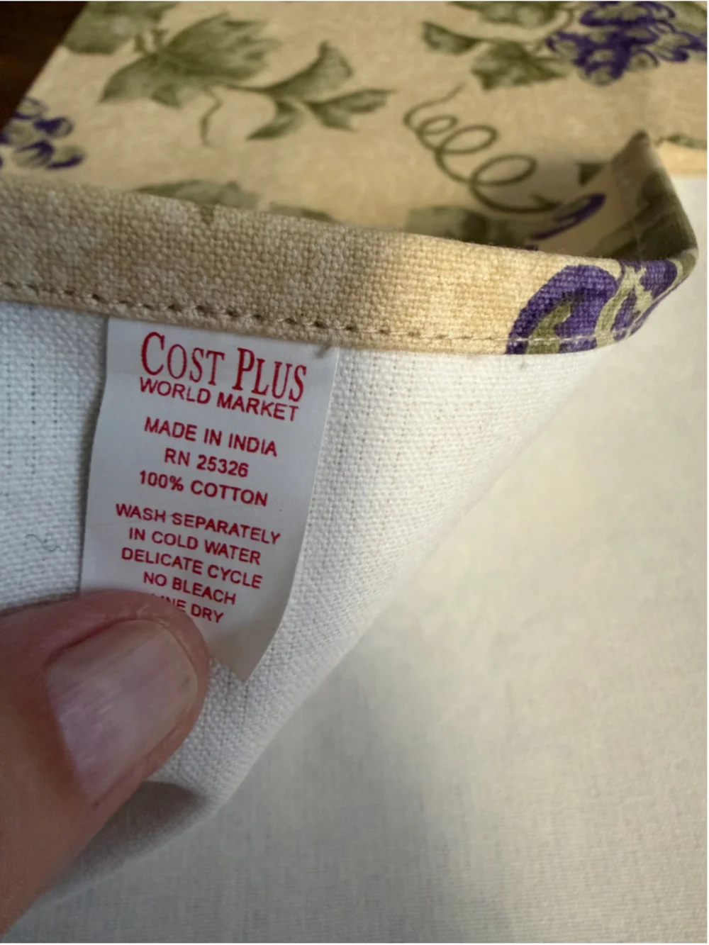 Cost Plus World Market Grapevine Placemats & Napkins Set 2 Placemats 2 Napkins 1